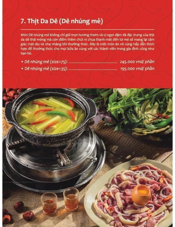 Menu Dê Nghĩa III – Thăng Long