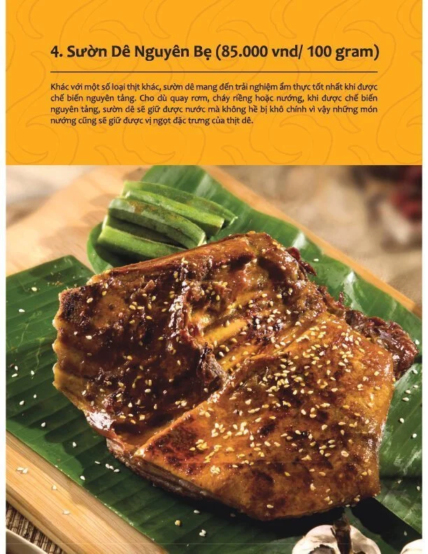 Menu Dê Nghĩa III – Thăng Long